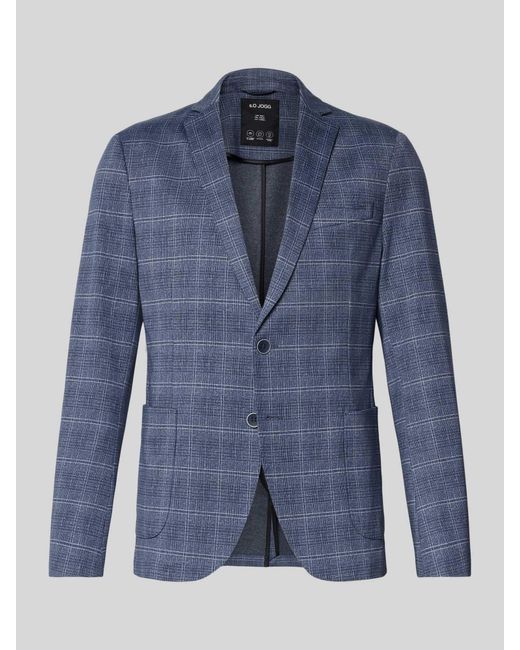 S.oliver Slim Fit Colbert Met Viscose in het Blue voor heren