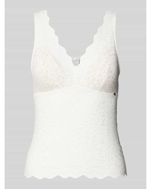 SKINY White Unterhemd mit Ausbrenner-Effekt Modell 'WONDERFULACE'