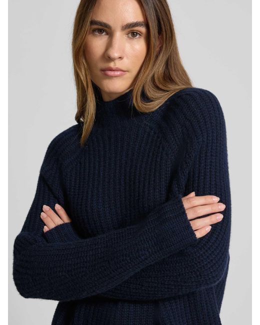 Hemisphere Gebreide Pullover Van Puur Kasjmier in het Blue