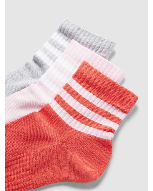 Adidas Sokken Met Labelstrepen in het Pink