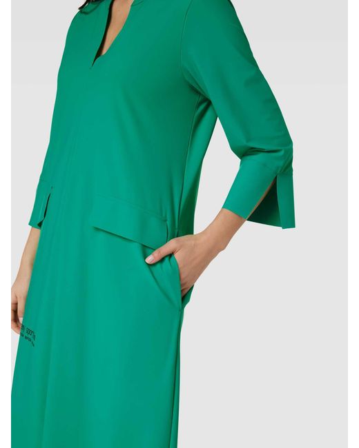 Sportalm Maxi-jurk Met Labelprint in het Green