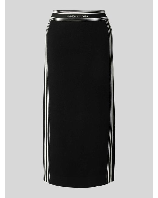 Marc Cain Midirok Met Elastische Band Met Label in het Black