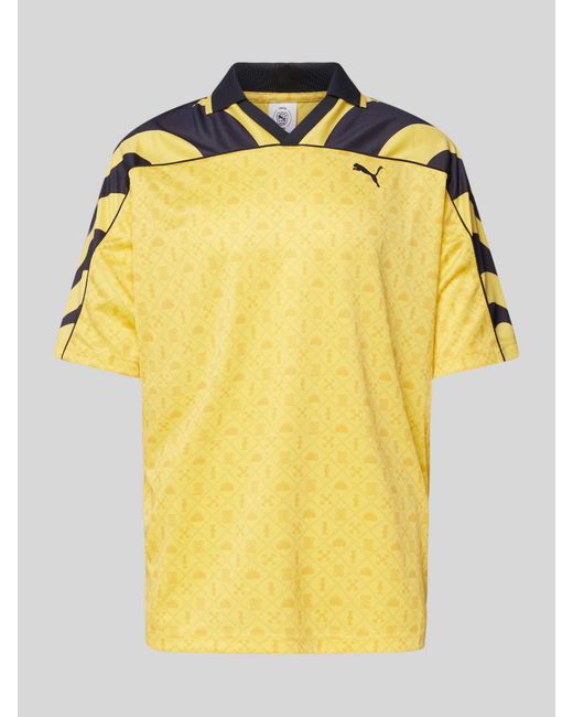 PUMA Cargobroek Met Labeldetails in het Yellow voor heren