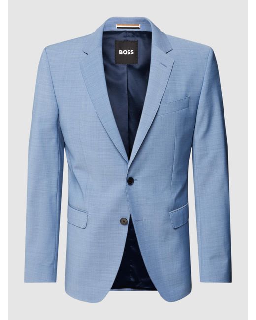 BOSS by HUGO BOSS 2-Knopf-Sakko mit Allover-Muster Modell 'Huge' in Blau  für Herren | Lyst DE