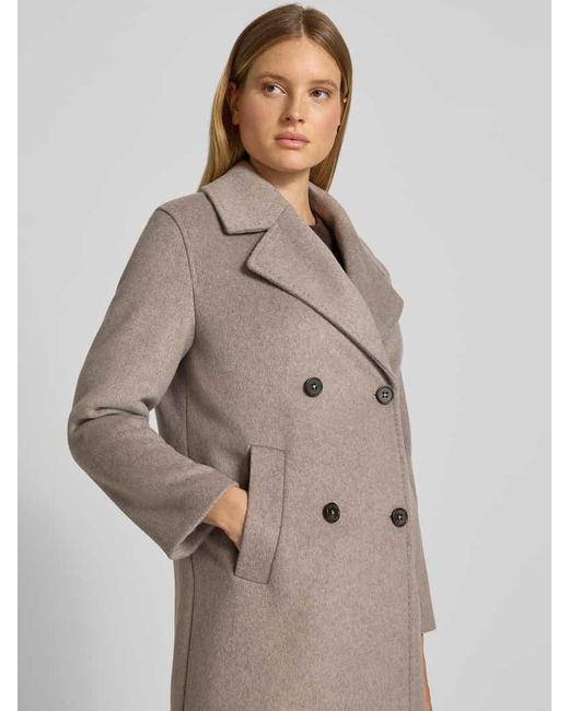 S.oliver Natural Relaxed Fit Mantel mit Woll-Anteil