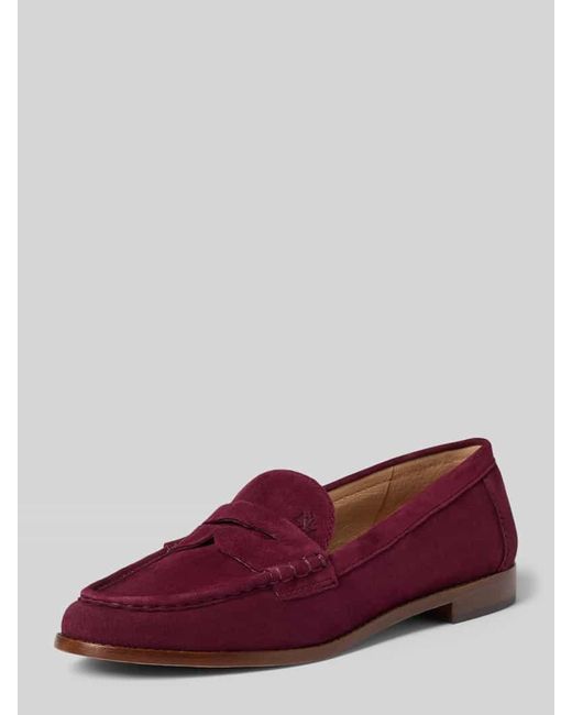 Ralph Lauren Purple Loafer mit strukturierter Sohle Modell 'WYNNIE'