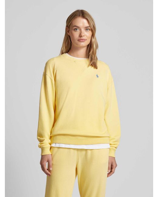 Polo Ralph Lauren Sweatshirt mit Logo-Stitching in Yellow für Herren