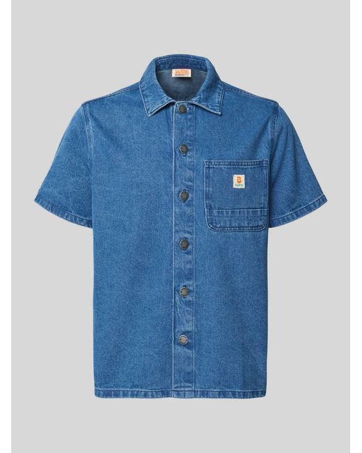 Blend Denim Overhemden in het Blue voor heren