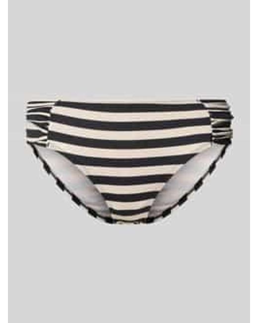 Barts Bikinislip Met Plooien in het Black