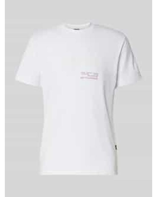 G-Star T-Shirt Met Labelprint, Model 'Originals' in het White voor heren
