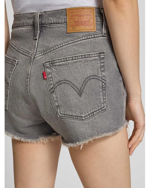 Levi's Korte Jeans in het Gray