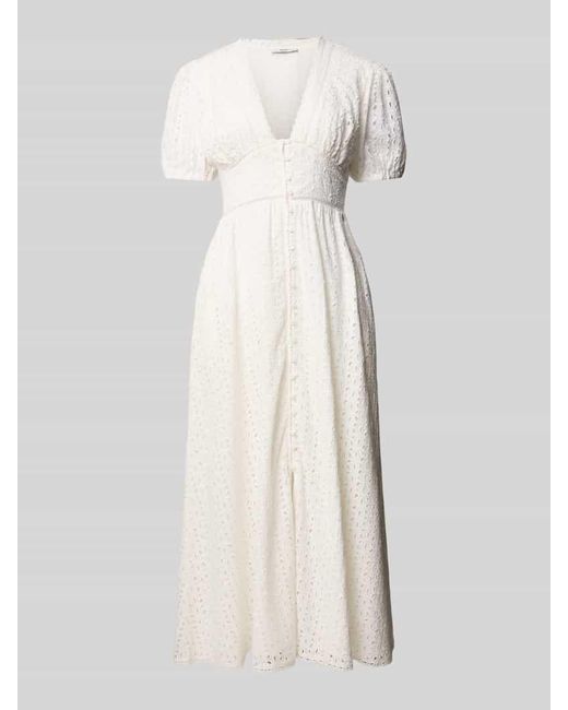 Pepe Jeans Natural Midikleid aus reiner Baumwolle Modell 'OPRAH'