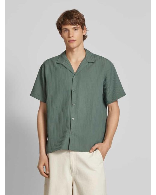Jack & Jones Freizeithemd mit Knopfleiste Modell 'MASSIMO' in Green für Herren