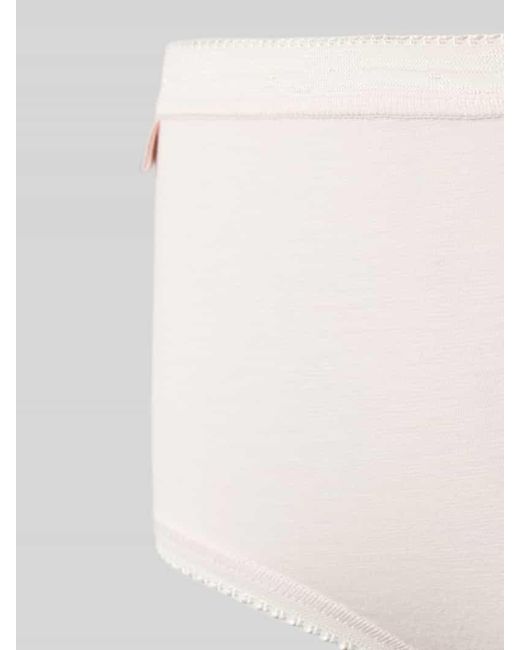 Sloggi Pink Slip mit elastischem Bund Modell 'BASIC' im 4er-Pack