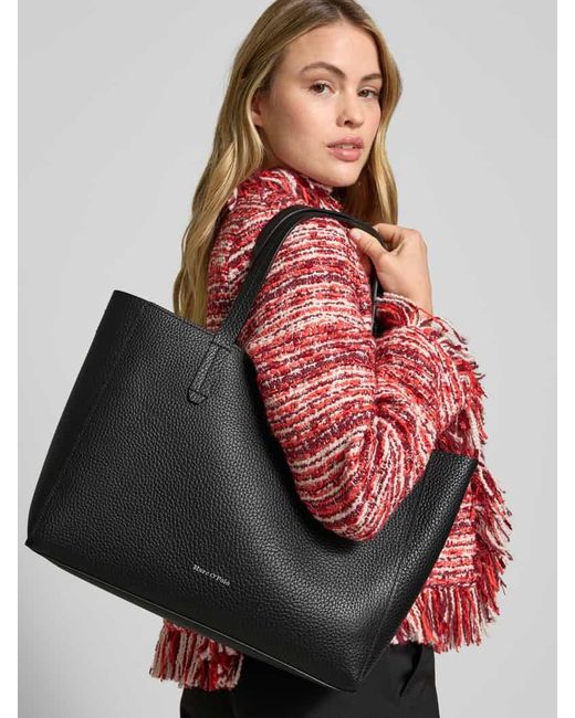 Marc O' Polo Black Shopper aus echtem Rindsleder
