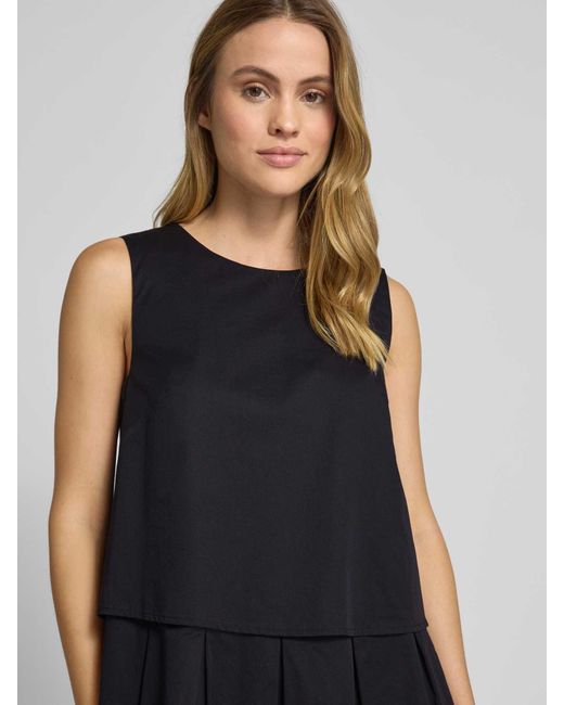 Marc Cain Regular Fit Blousetop in het Black