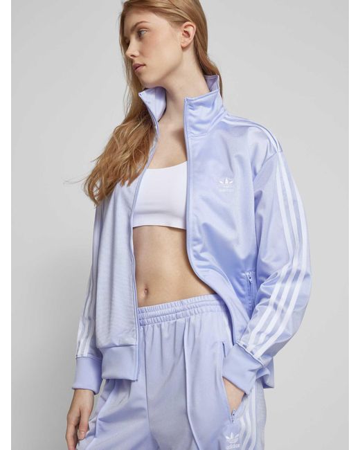 Adidas Originals Blue Trainingsjacke mit Label-Stitching Modell 'FIREBIRD'
