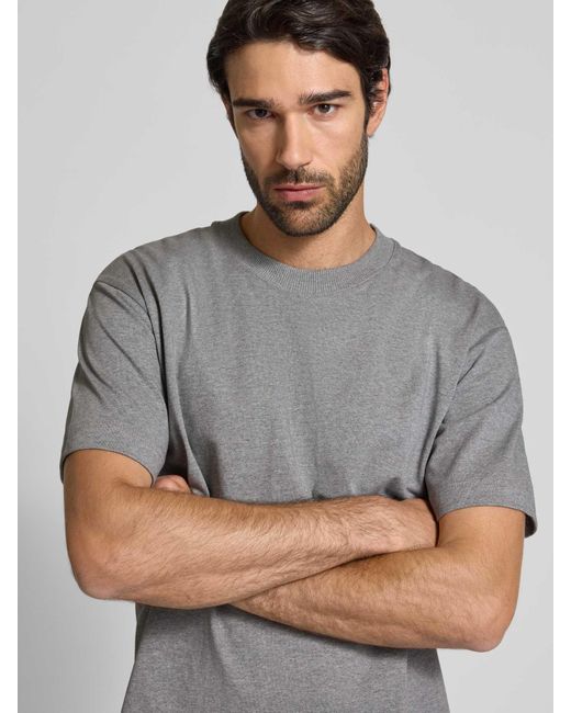 Marc O' Polo Regular Fit T-Shirt Van Puur Katoen in het Gray voor heren