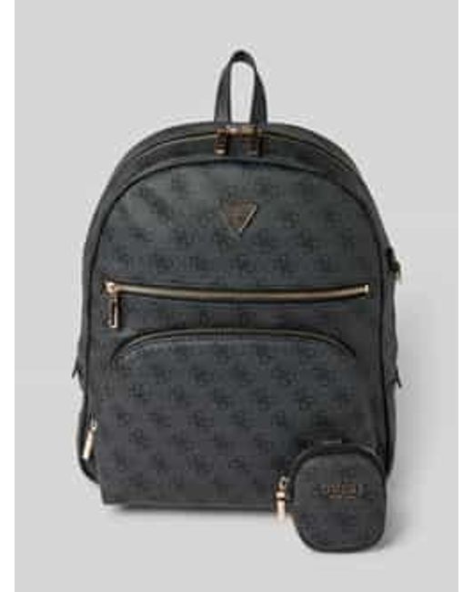 Guess Rugzak Met Labelapplicatie, Model 'Power Play' in het Gray