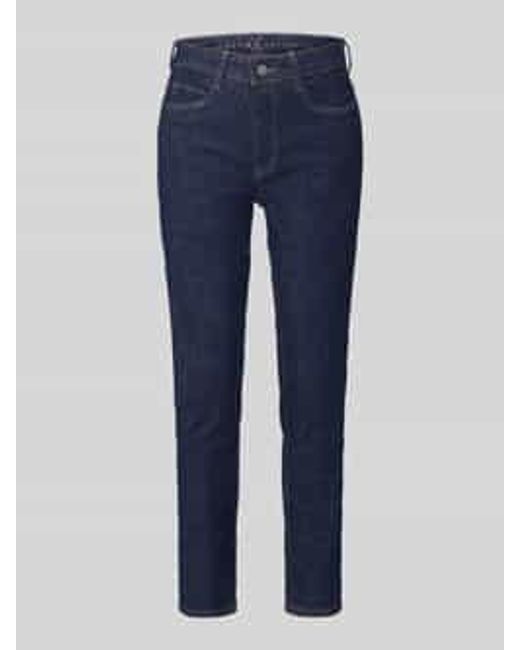M·a·c Straight Fit Jeans in het Blue