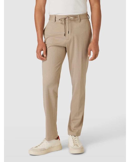S.oliver Slim Fit Jogpants aus Stretch-Jersey Modell 's.O JOGG' in Natural für Herren