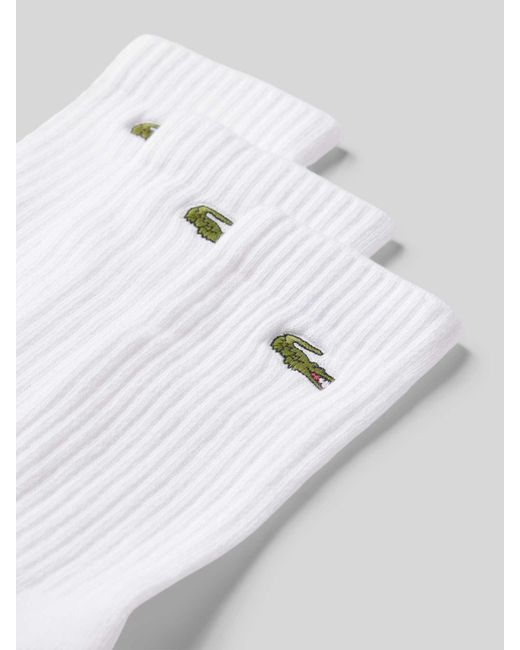 Lacoste Sokken Met Logostitching in het White voor heren