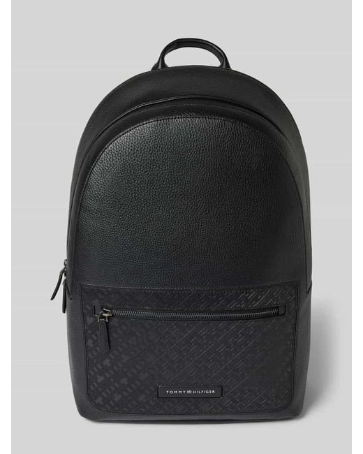 Tommy Hilfiger Rucksack mit Label-Print in Black für Herren