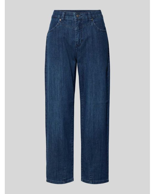 M·a·c Barrel Jeans in het Blue