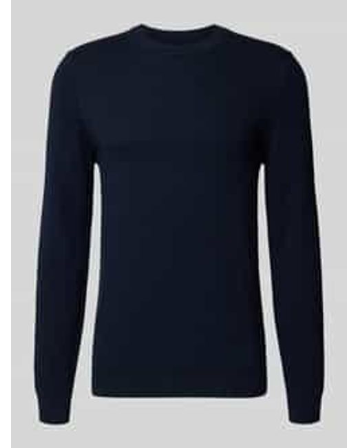 Mcneal Gebreide Pullover Met Kasjmier in het Blue voor heren