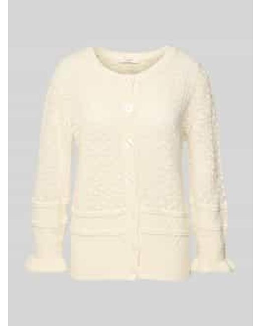 B.Young Cardigan Met Ronde Hals in het Natural