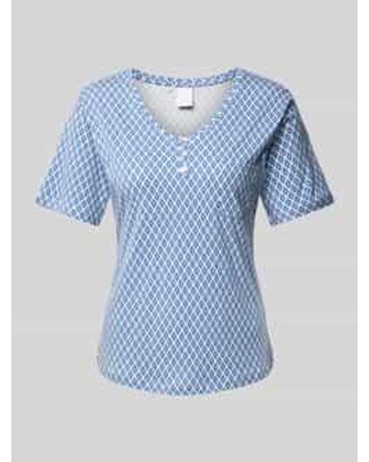 CCDK Copenhagen Pyjamabovendeel Met V-hals in het Blue