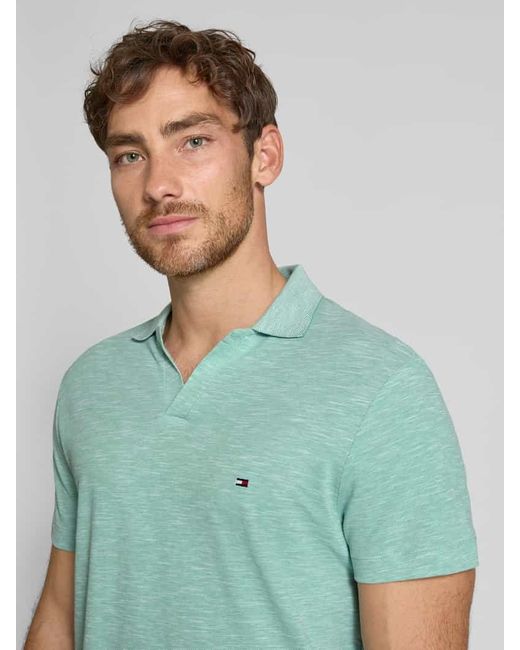 Tommy Hilfiger Regular Fit Poloshirt aus reiner Baumwolle in Green für Herren