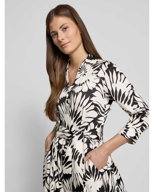 0039 Italy Maxi-jurk Met Strikceintuur in het White