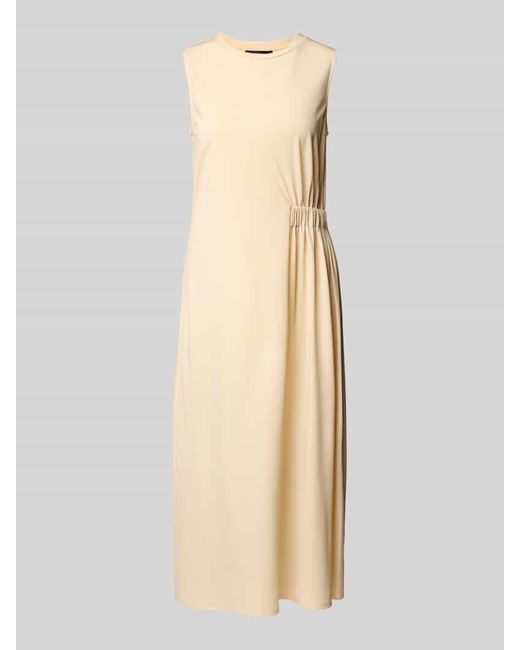 Weekend by Maxmara Natural Midikleid mit seitlicher Raffung Modell 'TENEBRE'