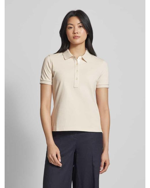 Gant Natural Regular Fit Poloshirt im unifarbenen Design