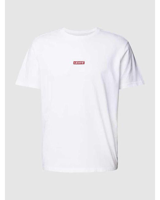 Levi's Relaxed Fit T-Shirt mit Label-Stitching in White für Herren