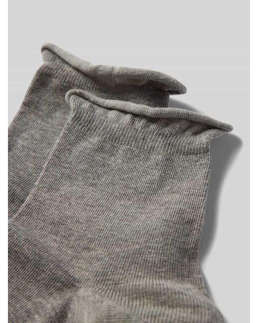 Esprit Gray Socken im unifarbenen Design Modell 'Basic Pure' im 2er-Pack