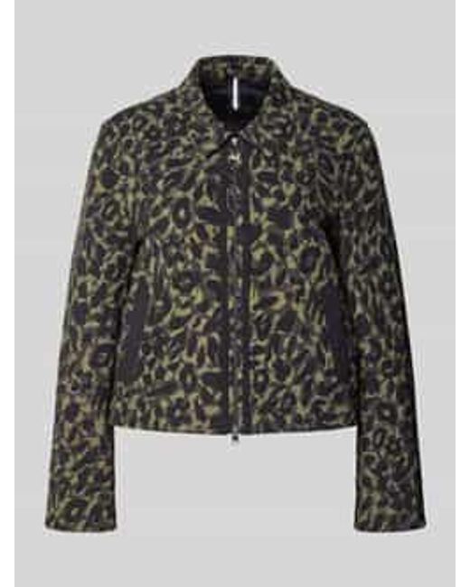 Marc Cain Regular Fit Blazer Met Ritssluiting in het Black