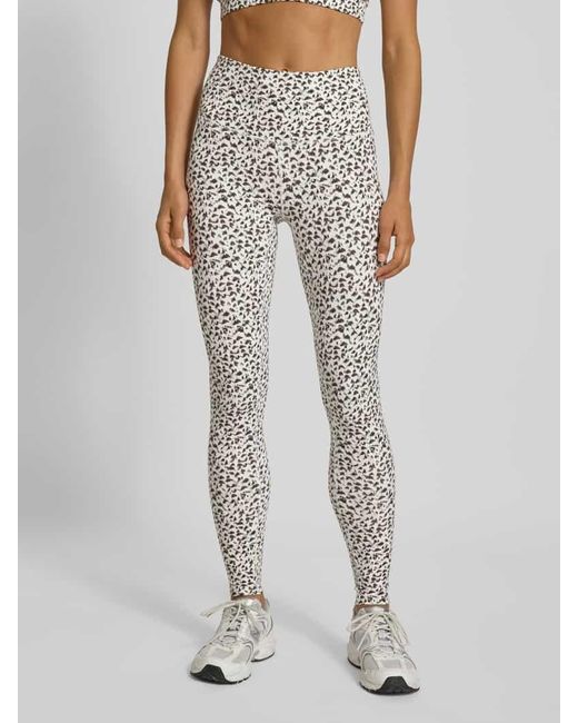 Varley White Leggings mit elastischem Bund Modell 'move high'