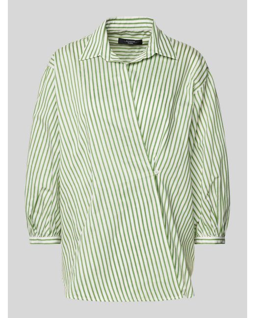 Weekend by Maxmara Relaxed Fit Wikkelblouse Met Knoopsluiting in het Green