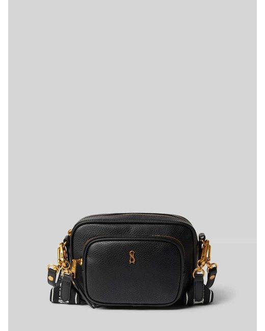 Steve Madden Black Umhängetasche mit Label-Applikation Modell 'BLILLITE'