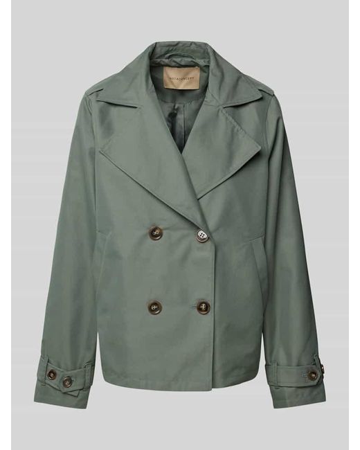 Soya Concept Green Jacke Mit Leistentaschen Modell 'Amanda'
