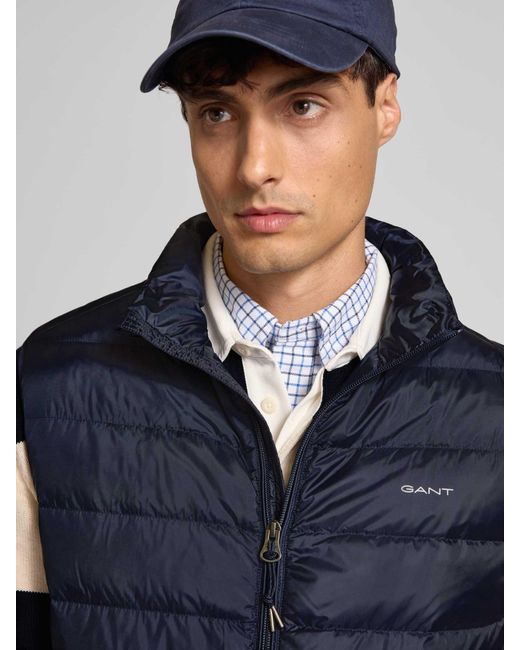 Gant Regular Fit Bodywarmer Met Vulling Van Dons En Veren in het Blue voor heren