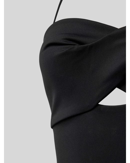 Calvin Klein Black Badeanzug mit Neckholder