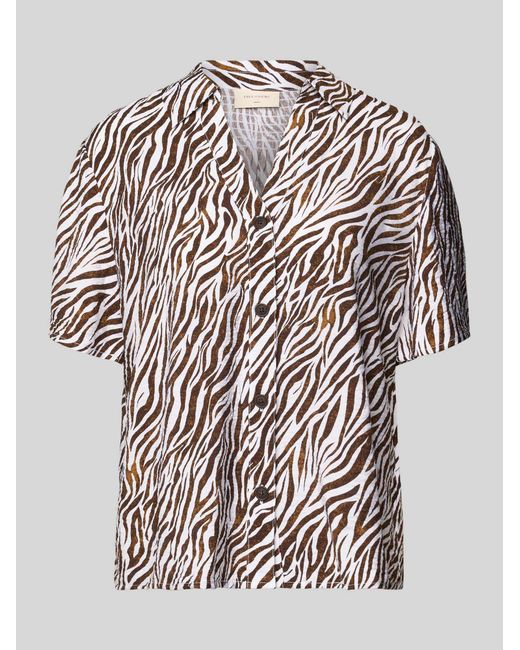 Freequent Blouses Korte Mouw in het White