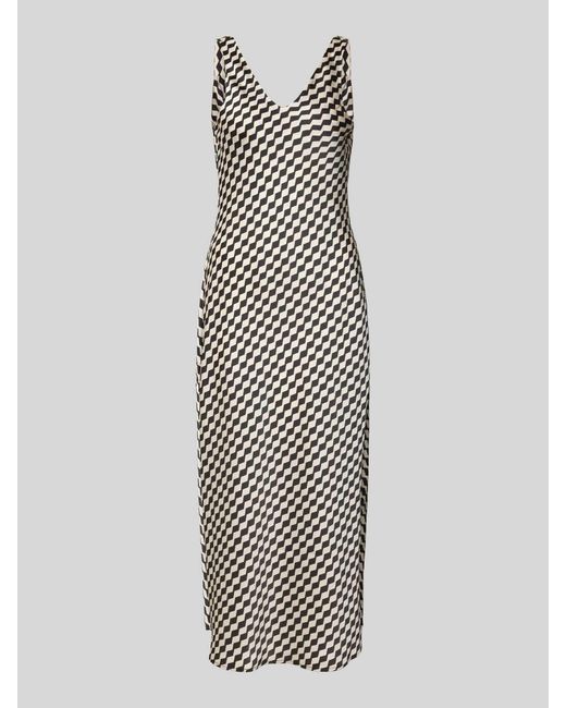 someday. Midi-jurk Met V-hals in het White