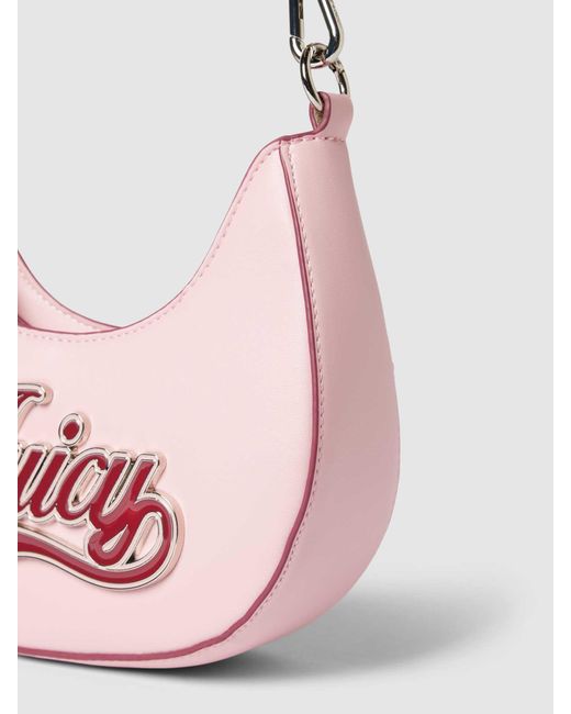 Juicy Couture Hobotas Met Labeldetail in het Pink