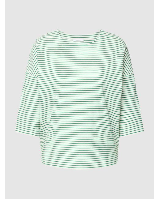 Opus Green T-Shirt mit Rundhalsausschnitt Modell 'Seifen'