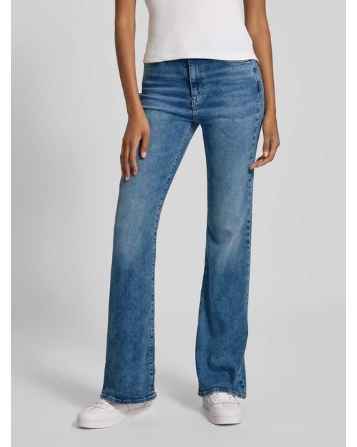 Tommy Hilfiger Blue Flared Jeans aus Baumwoll-Mix