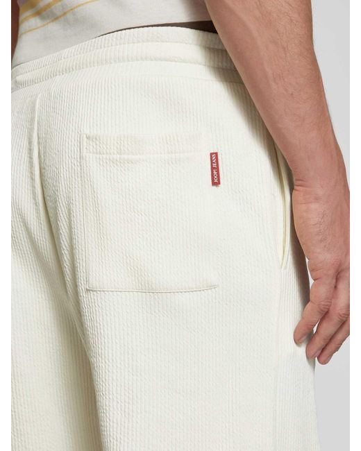 Joop! Regular Fit Korte Broek Met Structuurmotief in het Natural voor heren